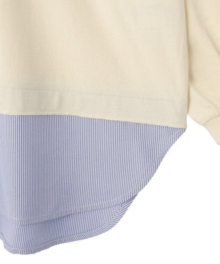 Green Parks 衿レイヤードッキングチュニック Off White