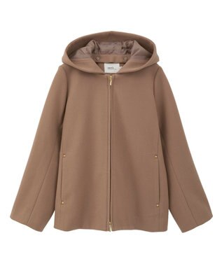 earth music&ecology 【フード取り外し可】2WAYフードコート Beige