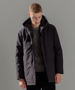 JOSEPH HOMME パウダーピーチクロス　 3WAYフードコート ブラック系