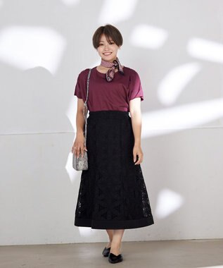 Tiaclasse 【洗える】バイオシルケットカットソープルオーバー ワイン