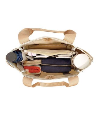 ROOTOTE 1463【仕切り+自立+撥水】SN.デリ.パルーティ.ハッスイ-A 05：アイボリー