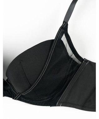 WACOAL WEB限定 ブラジャー 【ハグするブラ】 体温を感知してカラダになじむ 谷間メイク 脇高設計 Gカップまで対応 大きいサイズ レディース BMM700 /ワコール ブラック