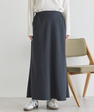 AMERICAN HOLIC 【イージーケア】ナローマーメイドスカート Navy