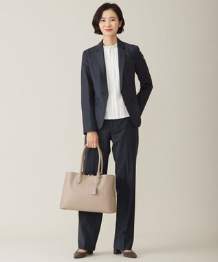 J.PRESS LADIES 【セットアップ対応】BAHARIYE テーラード ジャケット ネイビーピンヘッド系