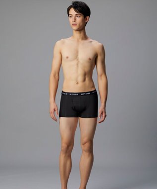 WACOAL MEN ボクサーパンツ フロント快適設計 吸汗速乾 前開き 下着 メンズ GT3111 /ブロス バイ ワコールメン ブラック