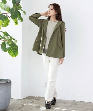 Tiaclasse 【新色追加・洗える】マウンテンフレアパーカー カーキ