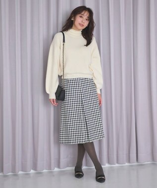 Feroux パール襟 ニット ホワイト系