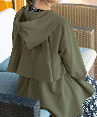 Tiaclasse 【新色追加・洗える】マウンテンフレアパーカー カーキ