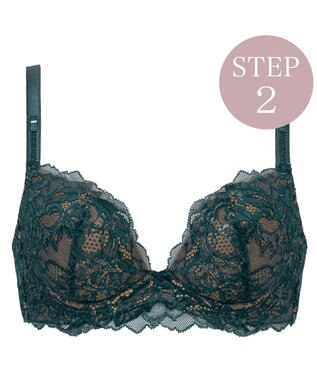 【BRADELIS New York/ ワイヤー 育乳補整ブラ】ナオミステップ2ブラ24A2 ブラデリス 補正 ブラジャーSTEP2 寄せる