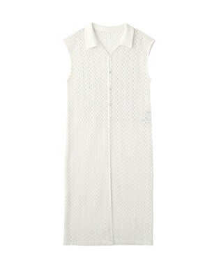 Green Parks 衿付きレースジレ Off White