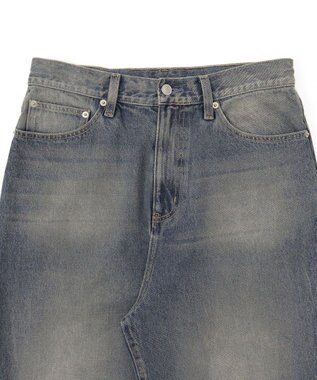 WEGO 【ユニセックス着用ITEM/SMLサイズ展開/ウエスト調整可】バギーデニムパンツ デニム中濃色