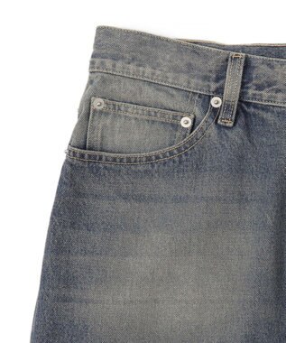 WEGO 【ユニセックス着用ITEM/SMLサイズ展開/ウエスト調整可】バギーデニムパンツ デニム中濃色