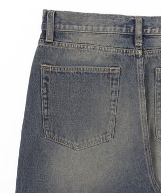 WEGO 【ユニセックス着用ITEM/SMLサイズ展開/ウエスト調整可】バギーデニムパンツ デニム中濃色