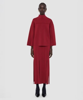 JOSEPH コンパクトミラノ　ニットトップ Cherry