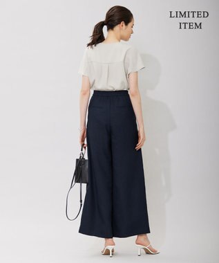 ICB 【WEB限定】 Slub タックパンツ ネイビー系