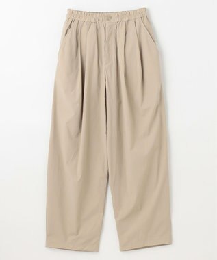 ANY L 【洗濯機可/ウエストゴム】撥水バレルパンツ サンド