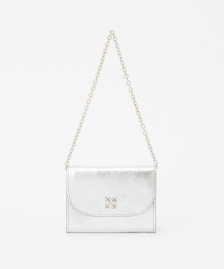 russet チェーンミニウォレット(SO-434) Silver