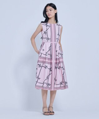TOCCA RUBAN CARRE ドレス ピンク系5