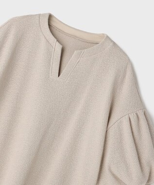 GRACE CONTINENTAL バルーンスリーブカットトップ ベージュ