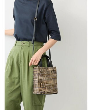 AMERICAN HOLIC 異素材スクエア２ＷＡＹＢＡＧ Black