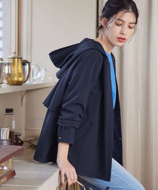 Tiaclasse 【新色追加・洗える】マウンテンフレアパーカー ネイビー