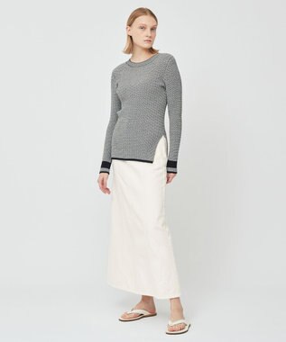 BEIGE， MARCK / デニムスカート White