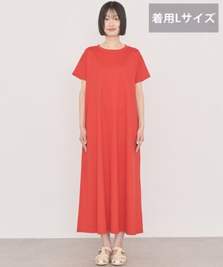 AMERICAN HOLIC 【選べる丈】フレアワンピース Red