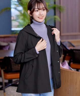 Tiaclasse 【新色追加・洗える】マウンテンフレアパーカー ブラック