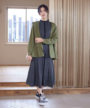 Tiaclasse 【新色追加・洗える】マウンテンフレアパーカー カーキ