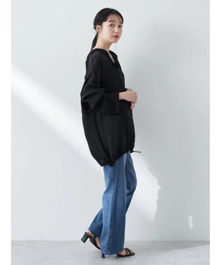 earth music&ecology シアーアノラック Black