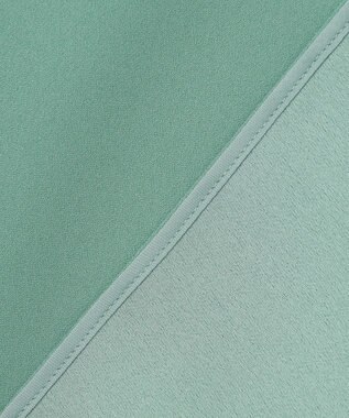 ICB 【洗える】FluidBackSatin ラウンドヘムプルオーバー セラドン系