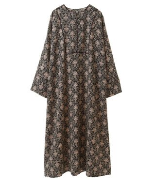 CRAFT STANDARD BOUTIQUE パイピングカフタンワンピース Black