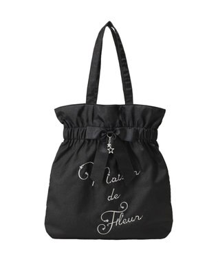Maison de FLEUR スターリボントートバッグ Black