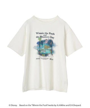 Green Parks Ｗｉｎｎｉｅ　ｔｈｅ　Ｐｏｏｈ／ラメプリント半袖ＴＥＥ Off White
