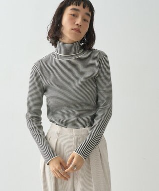 AMERICAN HOLIC バイパチリブタートルネックニットプルオーバー Red