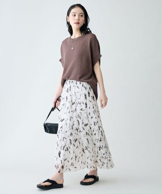 ANY ラミータッチオーバーニット モカ