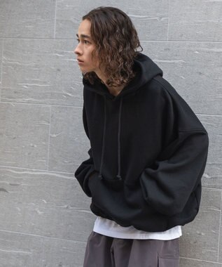 WEGO スーパーBIGバルーンパーカー ブラック