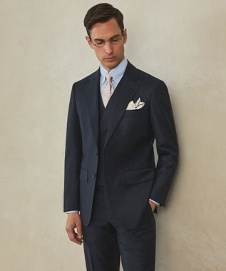 GOTAIRIKU 【形態安定】PREMIUMPLEATS_スナップダウン 通年ドレスシャツ(25年モデル) サックスブルー系