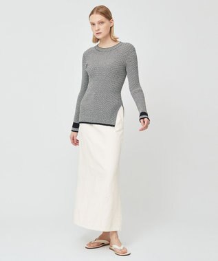 BEIGE， MARCK / デニムスカート White