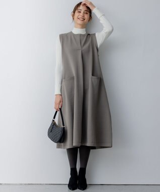 組曲 S 【WEB限定・2SET】ニットジャンスカセット グレー系×ホワイト系