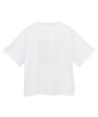 AMERICAN HOLIC ボックスロゴ箔プリントＴシャツ Off White