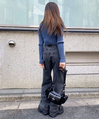 WEGO ハトメベルトポケットショルダー ブラック