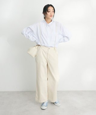 CRAFT STANDARD BOUTIQUE 2WAYサロペットデニムパンツ White