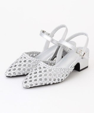 ICB クロッシェサンダル シルバー系