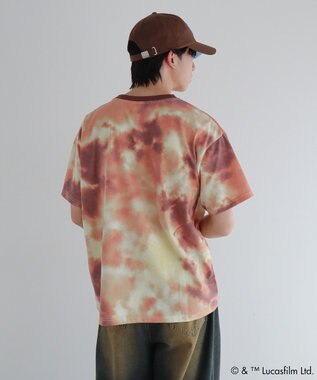 Green Parks ＳＴＡＲ　ＷＡＲＳ／タイダイ半袖ＢＩＧＴＥＥ Orange