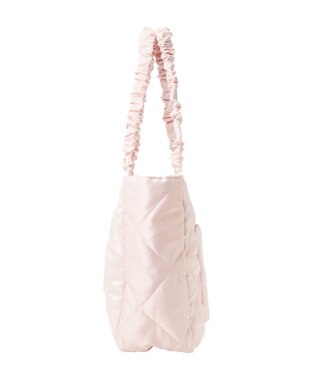 Maison de FLEUR キルティングエアリーキャリーオンバッグ Pink Beige