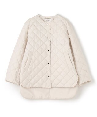 BEIGE， 【S-size】JACOB / キルティングアウター Ecru
