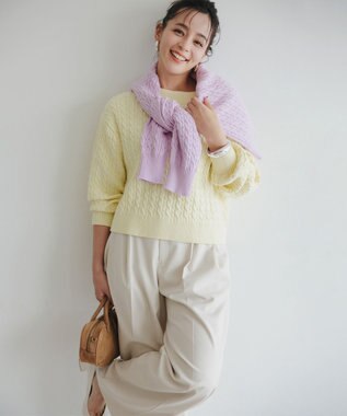 【加藤ローサさん着用】ハンサムツイルカーヴィーパンツ