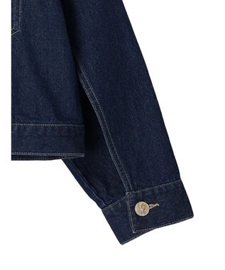 earth music&ecology マントスリーブＧジャン Indigo