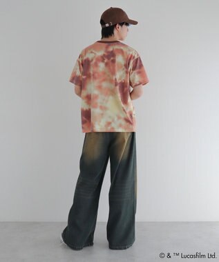 Green Parks ＳＴＡＲ　ＷＡＲＳ／タイダイ半袖ＢＩＧＴＥＥ Orange